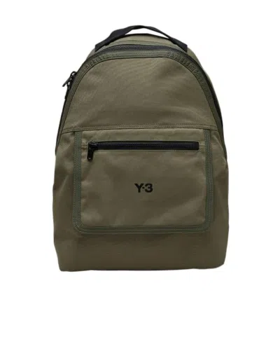Y-3 Classic Backpack In Olive Strata