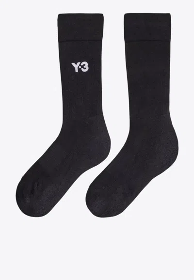 Y-3 Classic Crew Socks With Logo In Black