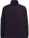 Y-3 Half-zip Windbreaker Jacket In Purple