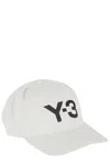 Y-3 Adidas Logo Cap Accessories In White