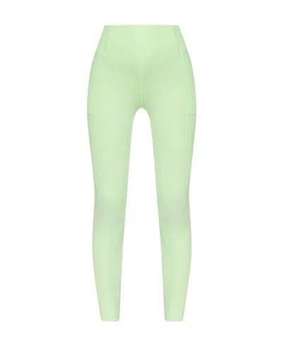 Y-3 Classic Panelled Logo Leggings In Green