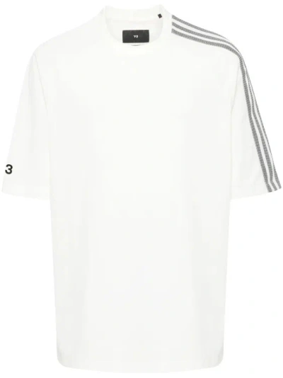 Y-3 Closure Jersey T-shirt In White