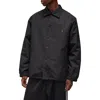 Y-3 Cotton Blend Gfx Coach Jacket In Black
