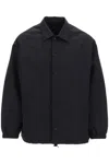 Y-3 Coach Jacket With Print And Patch In Black (black)