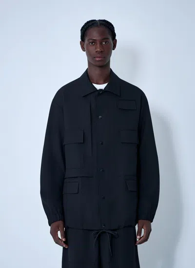 Y-3 Coach Shirt Jacket In Black