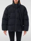 Y-3 Short Oversized Down Jacket In Schwarz