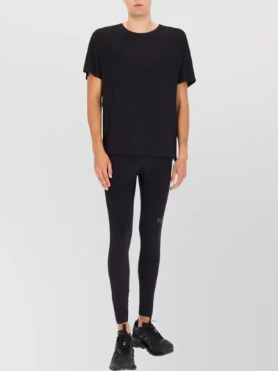 Y-3 Comfortable Stretch Trousers Elastic Waist In Black