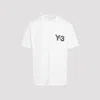 Y-3 Logo Ss Tee In White