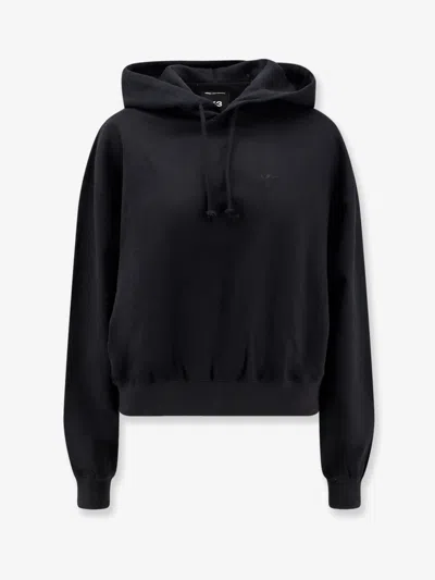 Y-3 Cotton And Recycled Polyester Sweatshirt In Black
