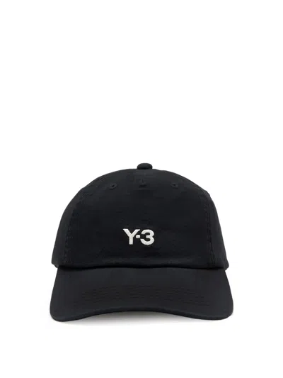 Y-3 Cotton Baseball Cap In Brown