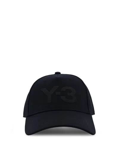Y-3 Cotton Baseball Cap In Brown