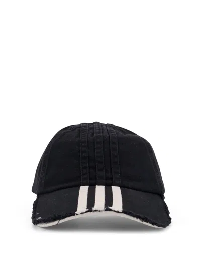 Y-3 Cotton Baseball Cap In Animal Print