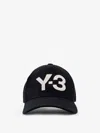 Y-3 Cotton Baseball Hat In Black