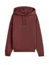 Y-3 Cotton Blend Hooded Sweatshirt In Brown