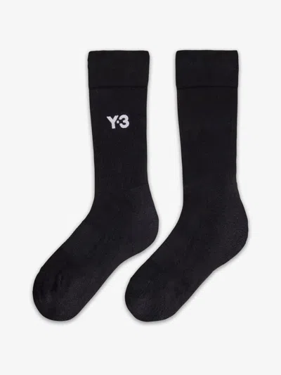 Y-3 Cotton Blend Socks In Black
