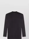 Y-3 Cotton Crew Neck T-shirt With Graphic Print In Purple