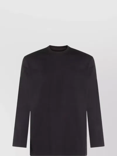 Y-3 COTTON CREW NECK T-SHIRT WITH GRAPHIC PRINT