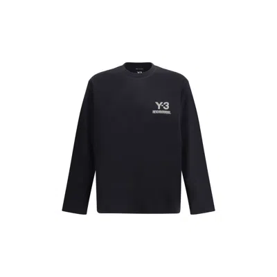 Y-3 Cotton Longsleeve Men's Shirt In Black