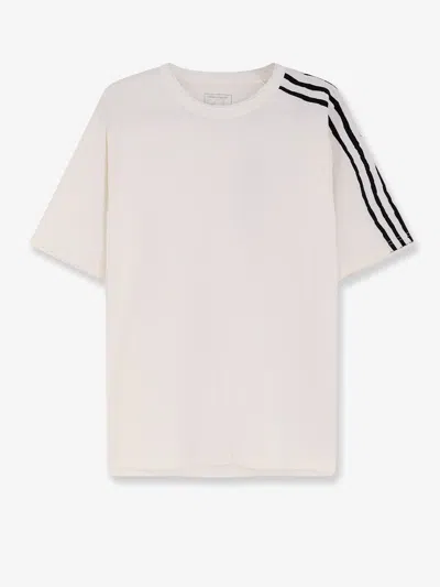 Y-3 Gradient Stripes Short Sleeve T-shirt In White