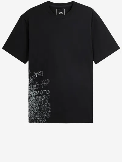 Y-3 Black Printed T-shirt