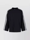 Y-3 Crew Neck Long Sleeves Raglan Contrast Stripes In Black