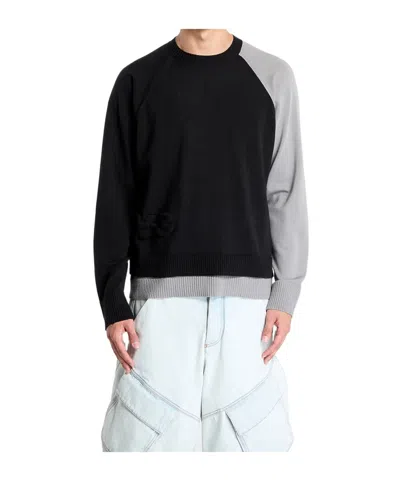 Y-3 U Logo Crew Neck In Black