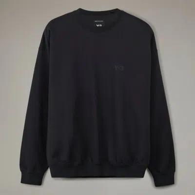 Y-3 Crew Neck Sweatshirt In Black