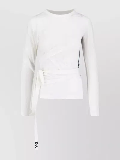 Y-3 Crew Neck Wrap Tie Long Sleeves