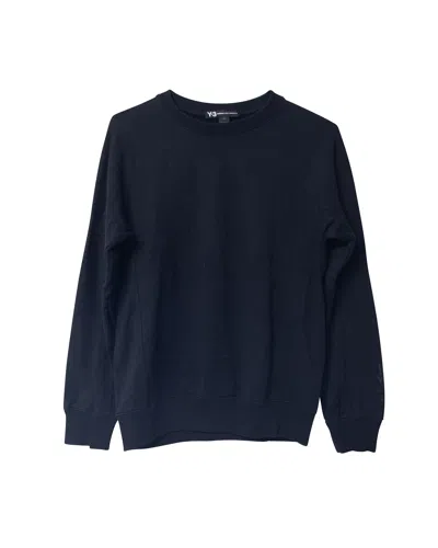 Y-3 Crewneck Sweatshirt In Black Cotton