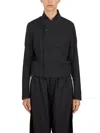 Y-3 Cropped Twill Jacket In Black