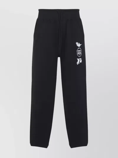Y-3 CUFFED TRACK PANTS ELASTIC WAISTBAND
