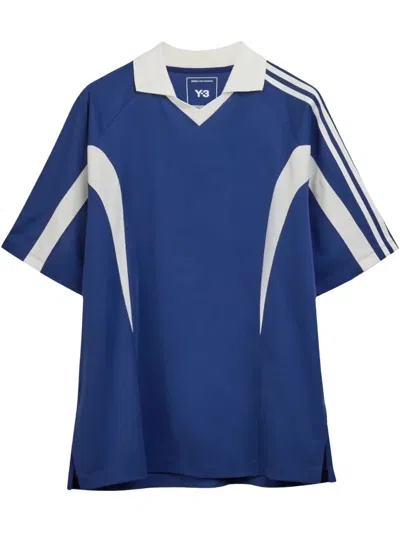 Y-3 CUT LINE "BLUE" T-SHIRT
