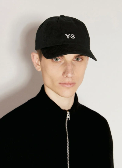 Y-3 Dad Baseball Cap In Black