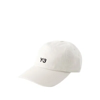 Y-3 Dad Cap - Cotton - Beige In Grey