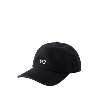Y-3 Logo-embroidered Caplogo-embroidered Cap In Black