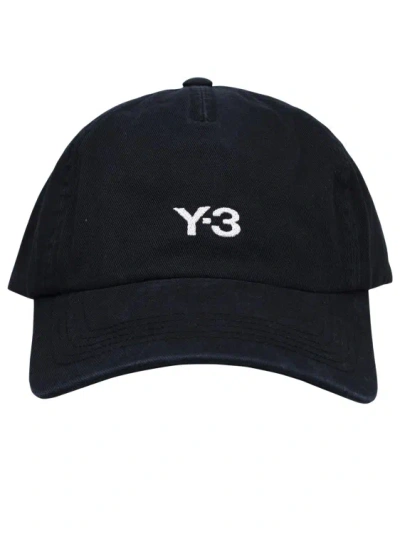 Y-3 Dad Cap In Black