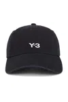 Y-3 Dad Cap In Black
