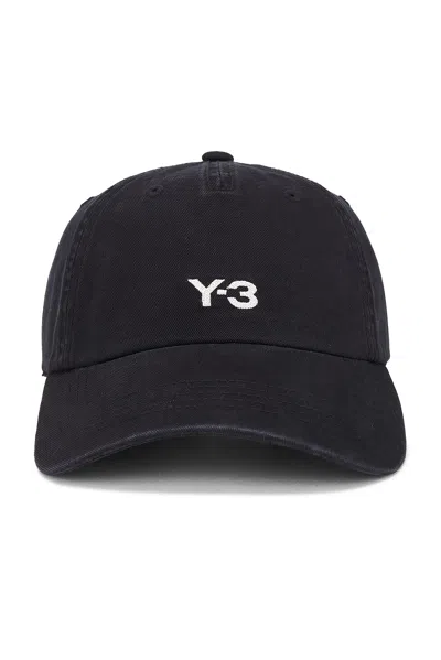 Y-3 Dad Cap In Black