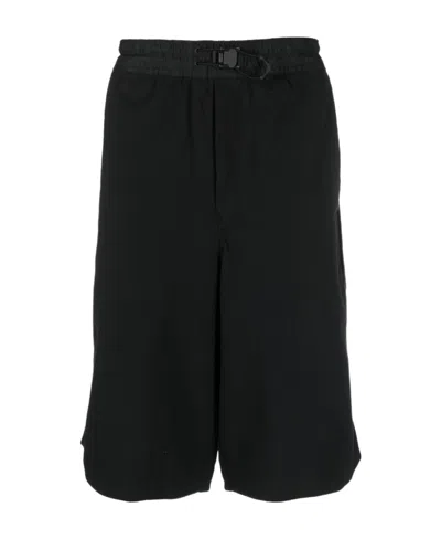 Y-3 Y-3 DRAWSTRING BUCKLED BERMUDA SHORTS