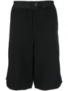 Y-3 Drawstring Bermuda Shorts In Schwarz