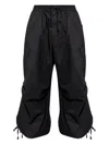 Y-3 Darted Knees Oversized Cargo Pants In Black