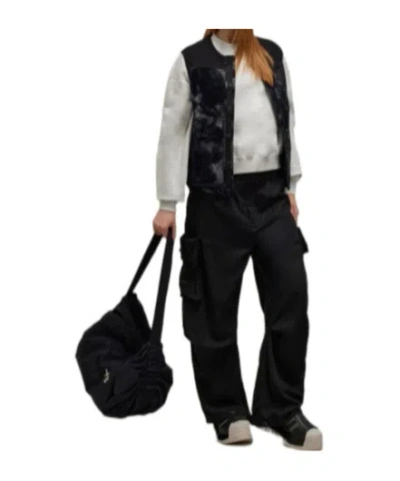 Y-3 Drawstring Cargo Trousers In Black