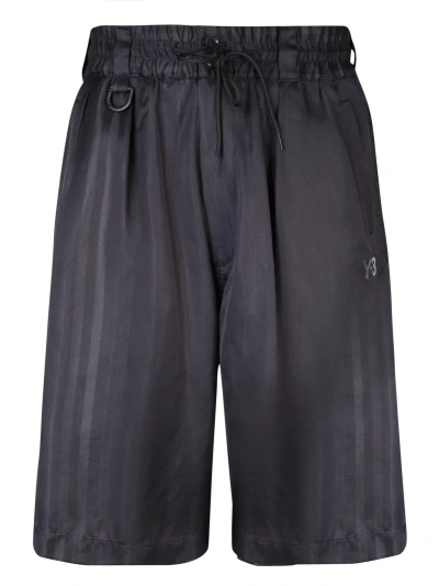 Y-3 Drawstring Elasticated Waist Shorts In Black