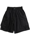 Y-3 Logo-print Elasticated-waist Shorts In Black