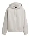 Y-3 Drawstring Hoodie In Gray