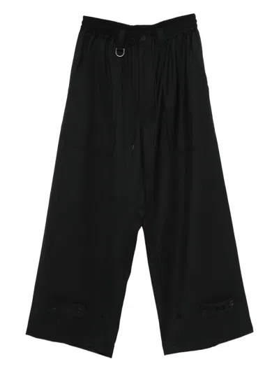 Y-3 Drawstring Pocket Trousers In Black