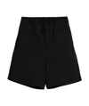 Y-3 Logo-print Elasticated-waist Shorts In Black