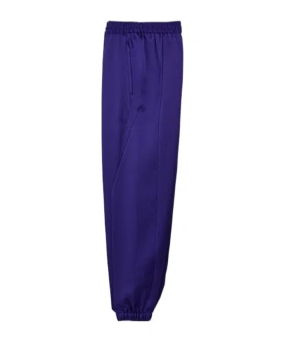 Y-3 Drawstring Sweatpants In Blue