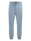 Y-3 Elastic Waist Sweatpants In Blue