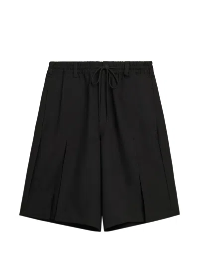 Y-3 Drawstring-waist Shorts In Black